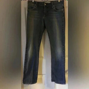Women PAPER CLOTH & DENIM Blue Straight Leg Stretch Jeans Sz 30 X 28 EUC